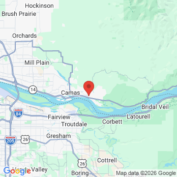 Map to Dental Excellence Vancouver office in Washougal, WA