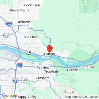 Map to The Local Dentist office in Camas, WA