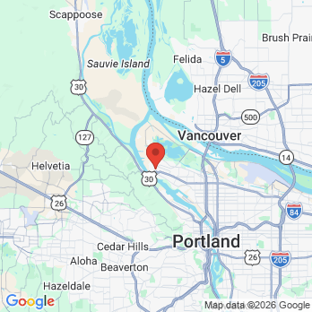 Map to Bridgetown Dental office in Portland, OR