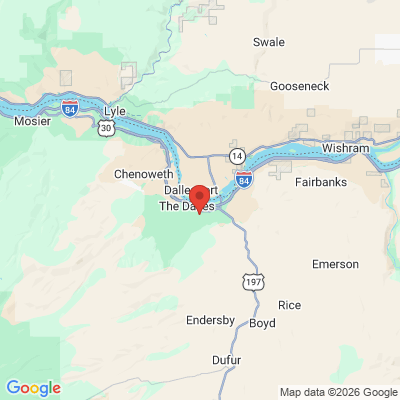 Map to  office in The Dalles, OR