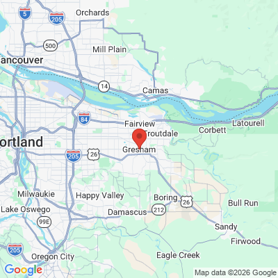 Map to  office in Gresham, OR