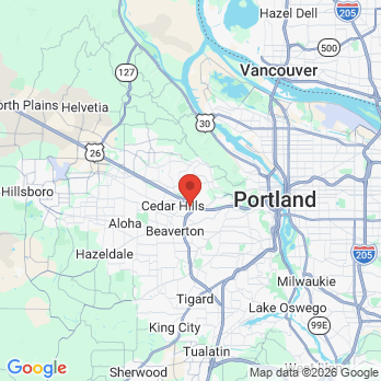 Map to Gregory M Atack DMD P.C. office in Portland, OR