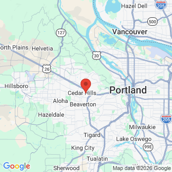 Map to Elite Dental Care office in Portland, OR
