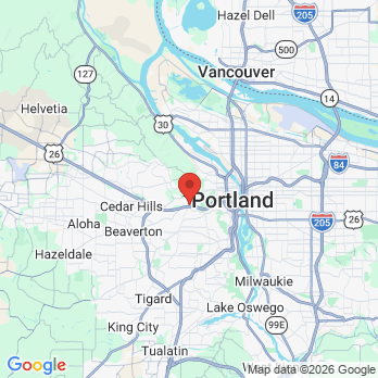 Map to Sylvan Family Dentistry office in Portland, OR