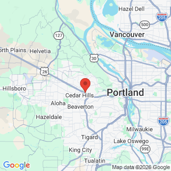 Map to Dreamsmiles dental office in Portland, OR