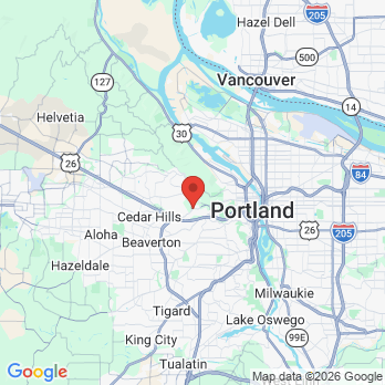 Map to 7325 sw Barnes rd office in Portland, OR