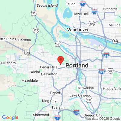Map to Barnes Dental office in Portland, OR