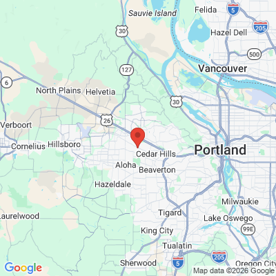 Map to  office in Beaverton, OR
