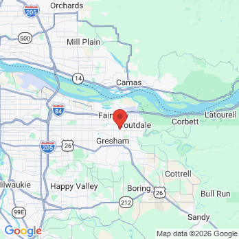 Map to Premier Dentistry office in Gresham, OR
