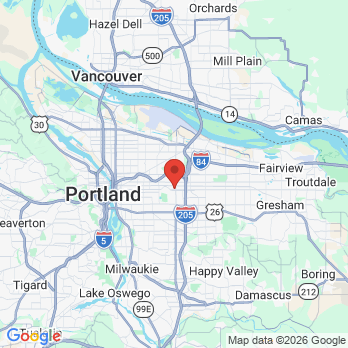 Map to Montavilla Dental Arts office in Portland, OR
