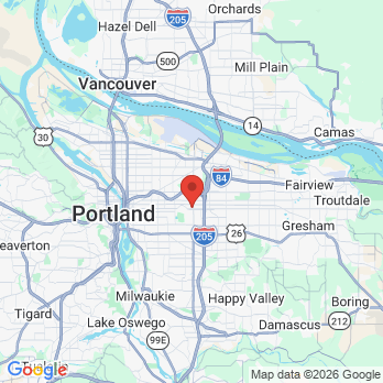 Map to Montavilla Dental Arts office in Portland, OR