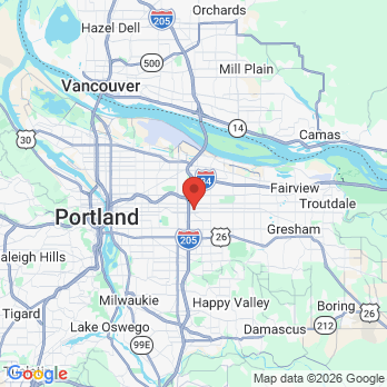 Map to Dr. Christine A Ressler DMD office in Portland, OR