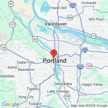 Map to Mintie Family Dentistry office in Portland, OR