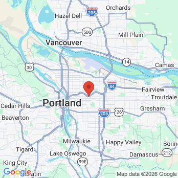 Map to North Tabor Dental office in Portland, OR
