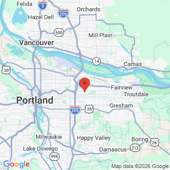 Map to Dental Care of Portland office in Portland, OR