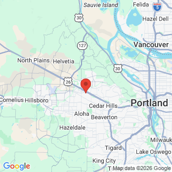 Map to Kenneth McInnis DMD office in Beaverton, OR
