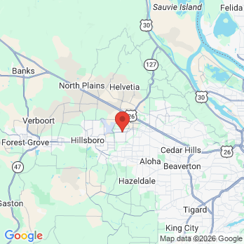 Map to Cornell Dental office in Hillsboro, OR