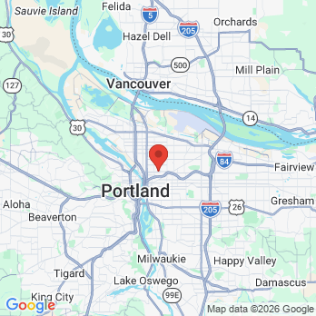 Map to NE Portland Dental office in Portland, OR