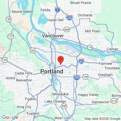 Map to Broadway Dental Care PC office in Portland, OR