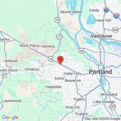 Map to  office in Beaverton, OR
