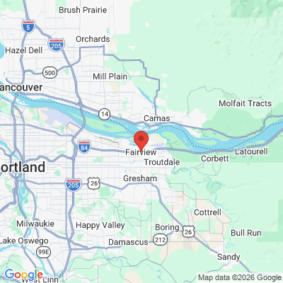Map to  office in Fairview, OR