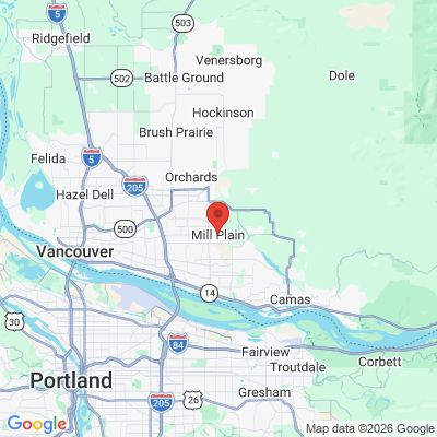 Map to  office in Mill Plain, WA