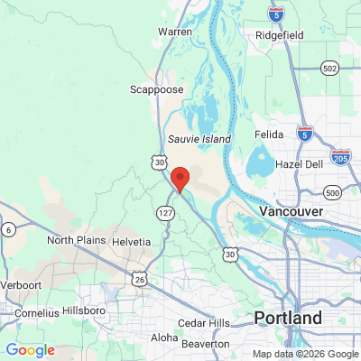 Map to  office in Burlington, OR