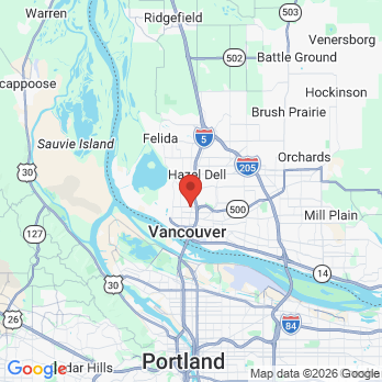 Map to West Vancouver Dental office in Vancouver, WA