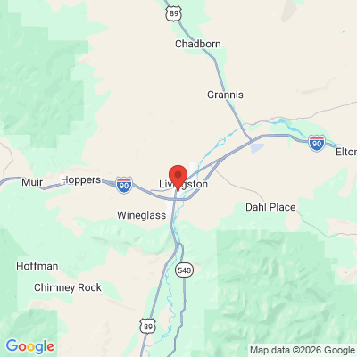 Map to  office in Livingston, MT
