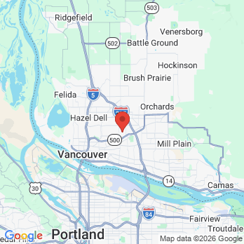 Map to Pickens Family Dentistry office in Vancouver, WA