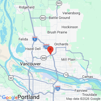 Map to Elite Dentistry office in Vancouver, WA