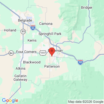 Map to Shine Dental MT office in Bozeman, MT