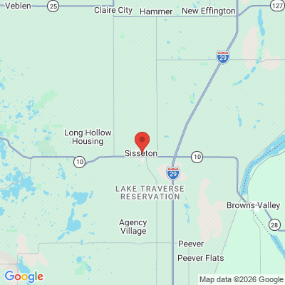 Map to  office in Sisseton, SD