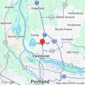 Map to Hazel Dell Dental Care: Dr. Erik Jenson office in Vancouver, WA