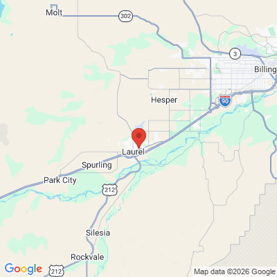 Map to  office in Laurel, MT