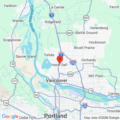 Map to  office in Vancouver, WA