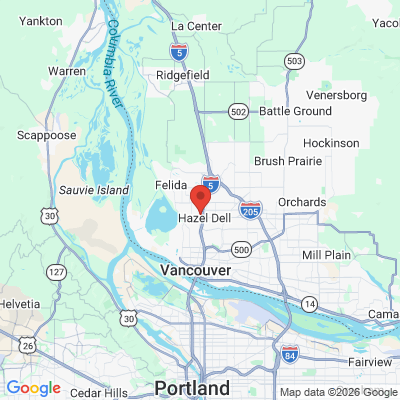 Map to  office in Vancouver, WA