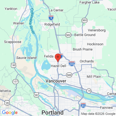 Map to  office in Vancouver, WA