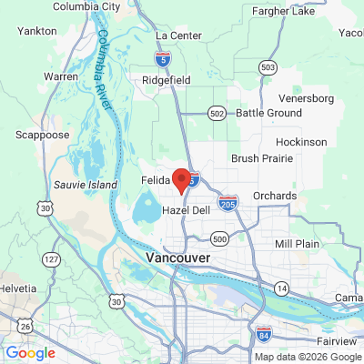Map to  office in Vancouver, WA