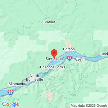 Map to Stevenson Dental Care office in Stevenson, WA
