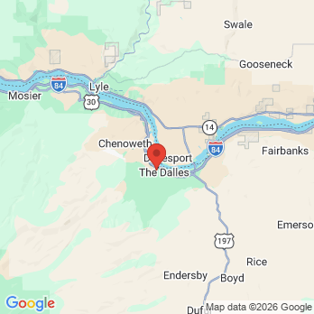 Map to River Dental Center office in The Dalles, OR
