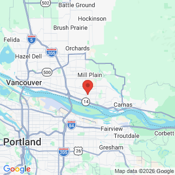 Map to Cascade Dental office in Vancouver, WA