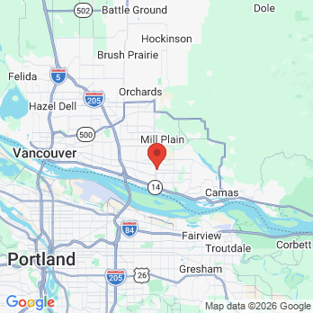 Map to Columbia River Dentistry office in Vancouver, WA