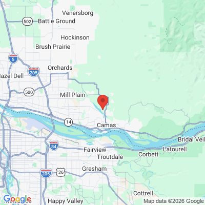 Map to  office in Camas, WA