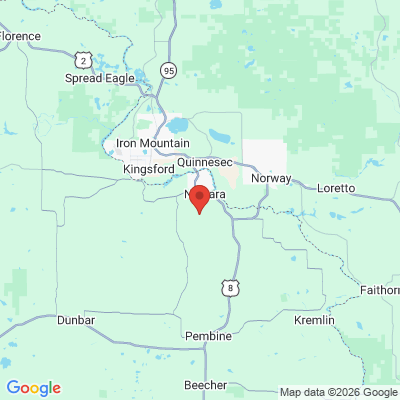 Map to  office in Niagara, WI