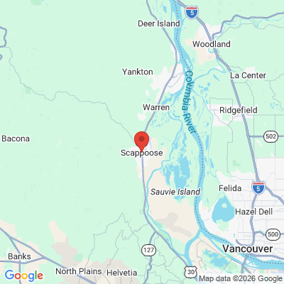 Map to  office in Scappoose, OR