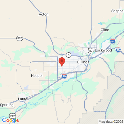 Map to  office in Billings, MT