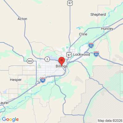 Map to  office in Billings, MT