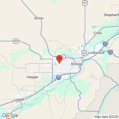 Map to  office in Billings, MT
