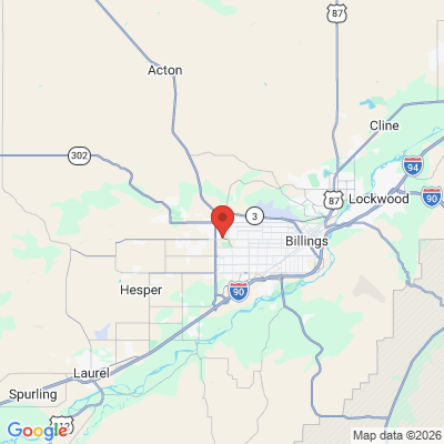 Map to  office in Billings, MT